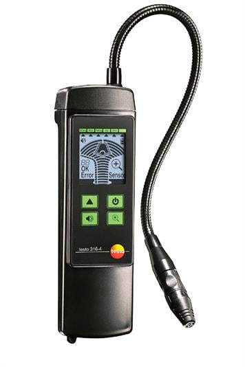 Testo 316-4 Soğutucu Gaz Kaçak Dedektörü