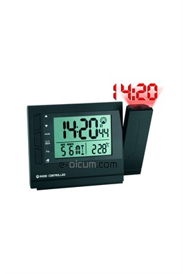 TFA 60.5008 Projeksiyonlu Masa Saati ve Termometre