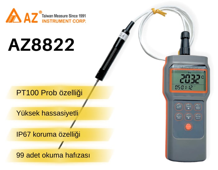 AZ 8822 Özellikler