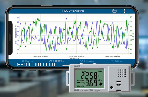 Hobo MX1101 Sıcaklık ve Nem Datalogger