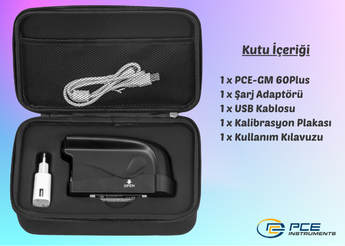 PCE GM 60Plus Kutu İçerik