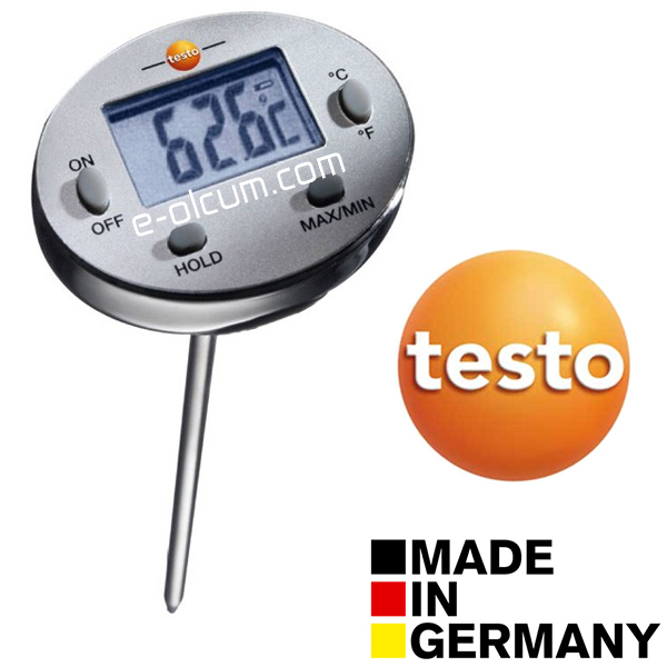 Testo Su Geçirmez Paslanmaz Mini Termometre 0560 1113