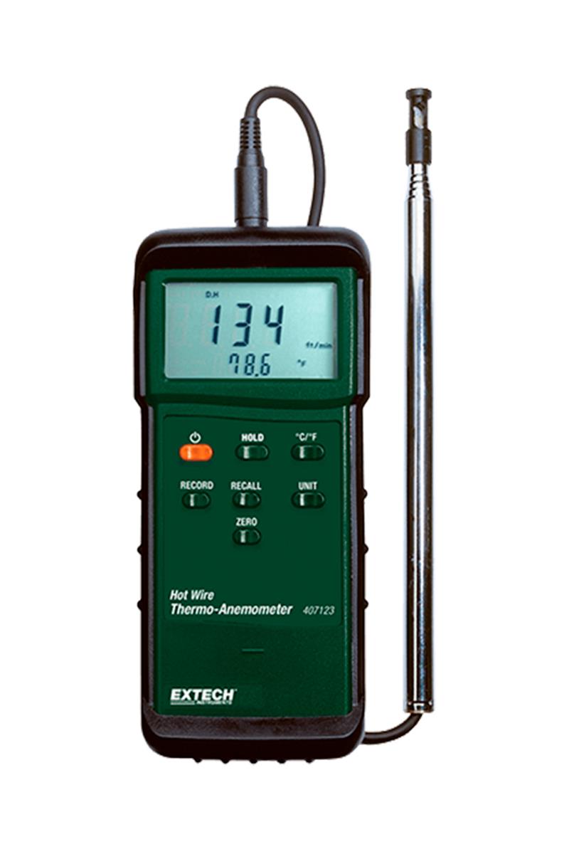 Extech 407123 Sıcak Telli Anemometre