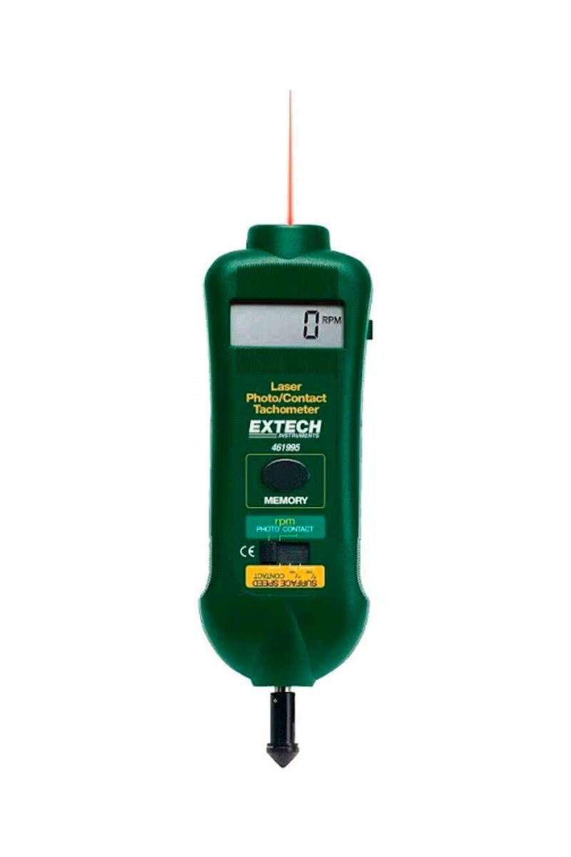 Extech 461995 Temaslı ve Lazerli Temassız Takometre