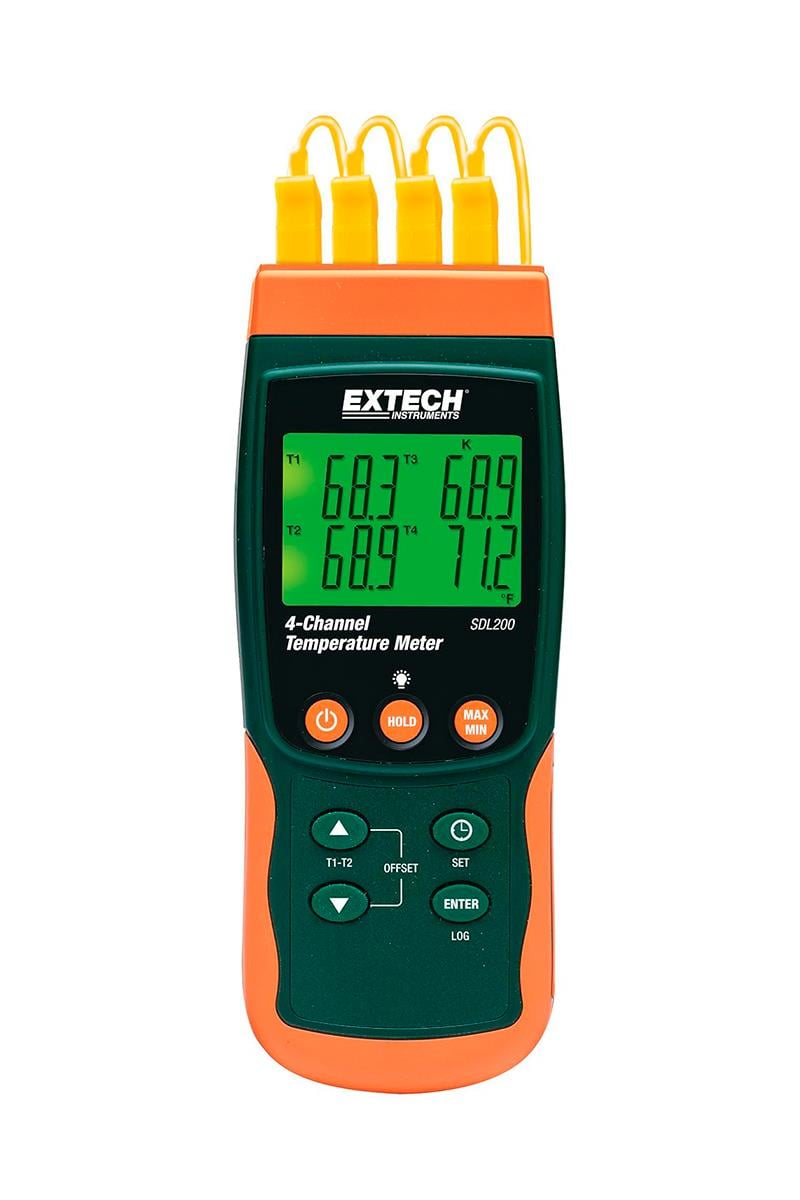 Extech SDL200 4 Kanallı Sıcaklık Datalogger