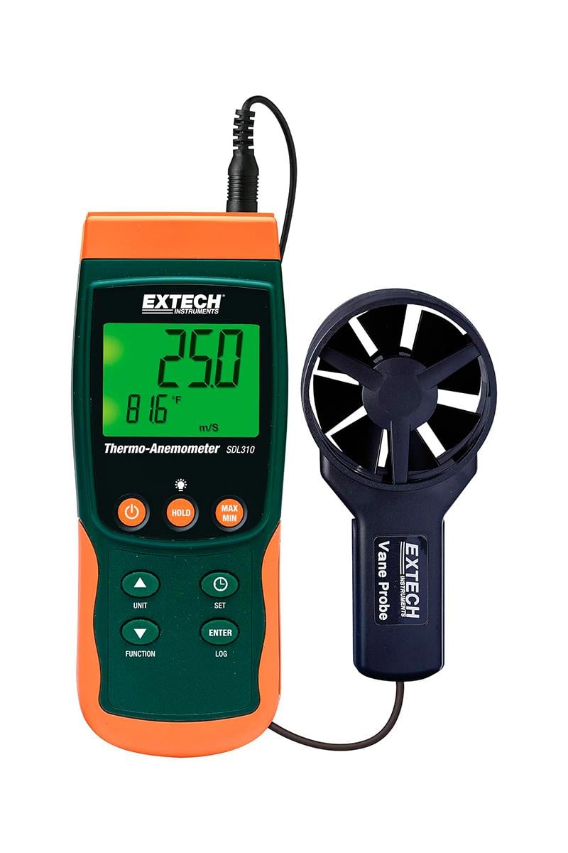 Extech SDL310 Hava Hızı Ölçüm ve Kayıt Cihazı