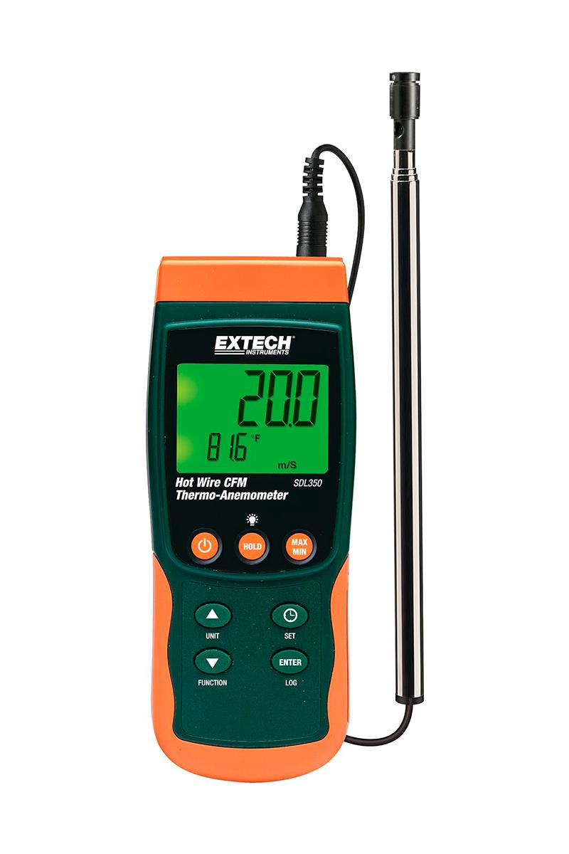 Extech SDL350 Hot Wire Anemometre Datalogger
