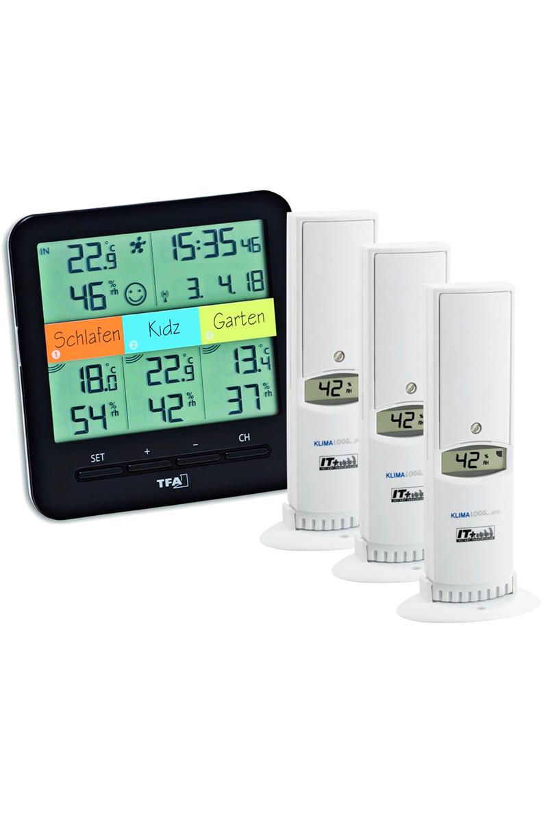 TFA 30.3060.01.IT 3 Sensörlü Sıcaklık ve Nem Ölçer (Weatherhub Uyumlu)