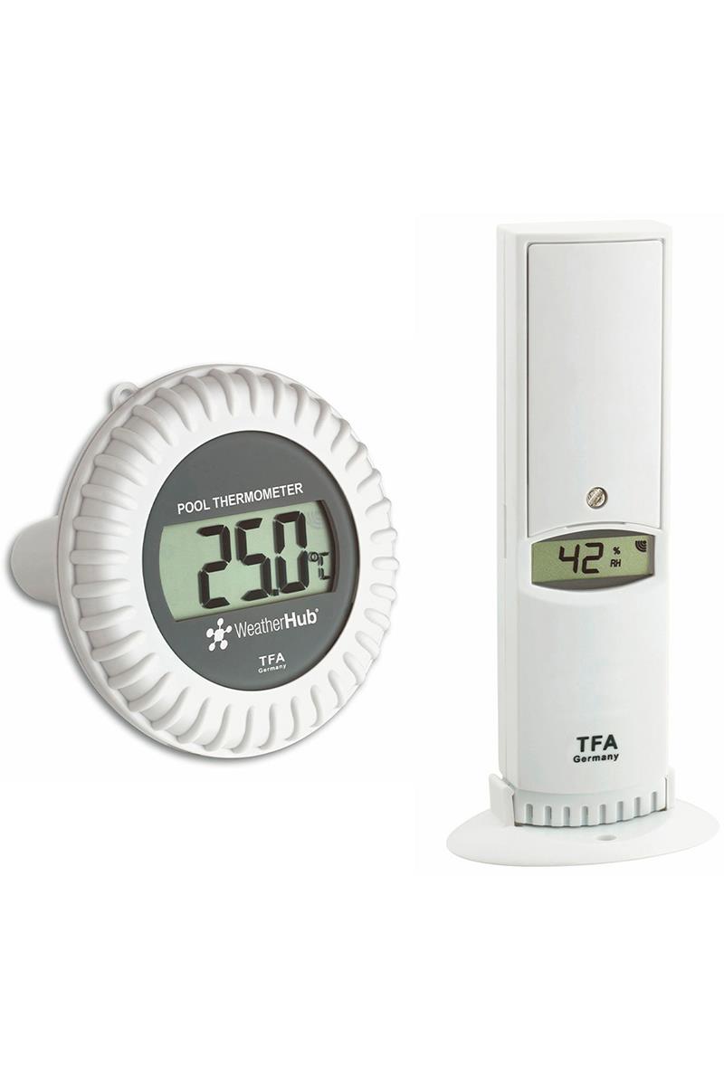 TFA 30.3310.02 Weatherhub Havuz Sıcaklık ve Ortam Sıcaklık Nem Sensörleri