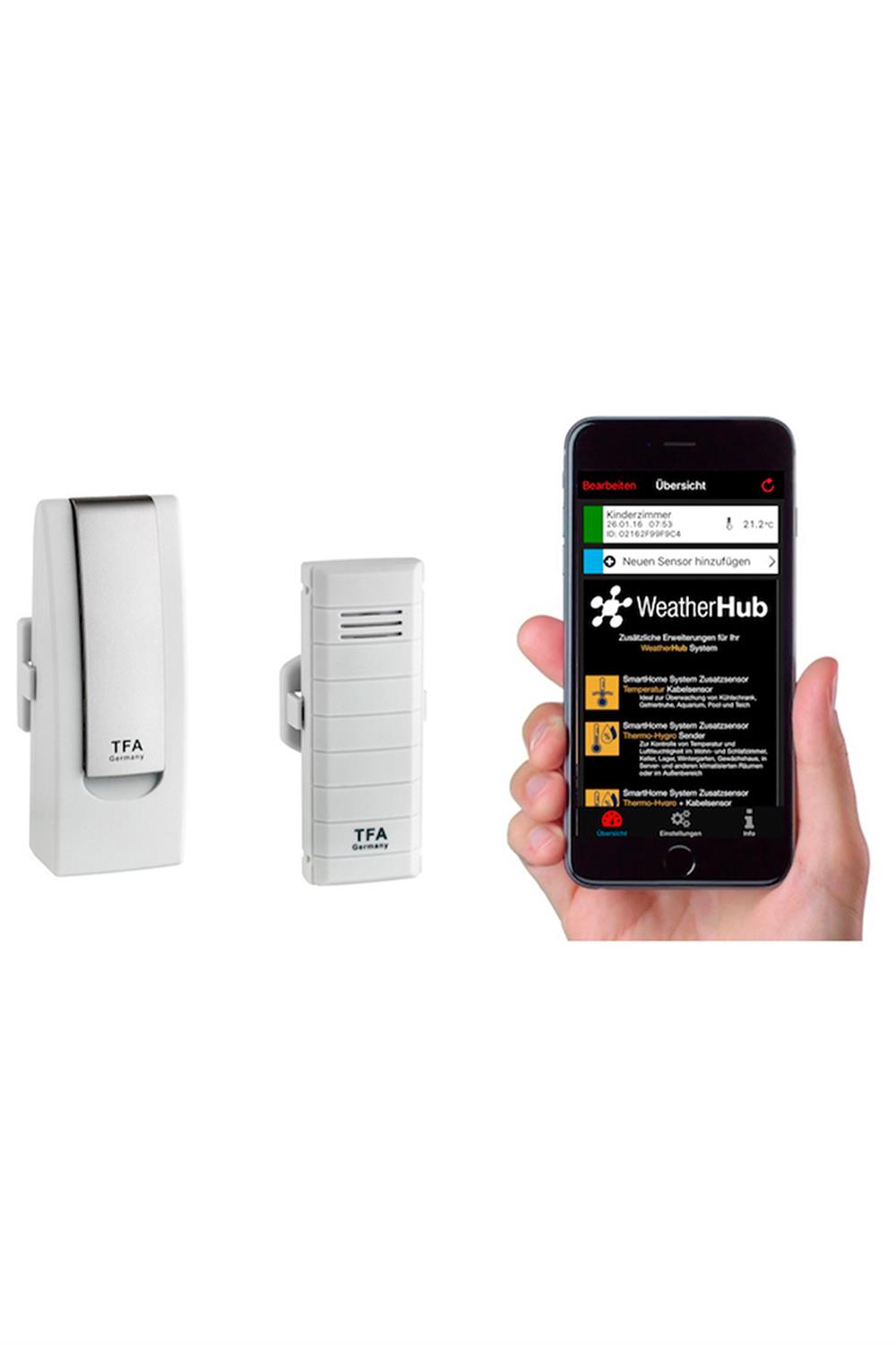 TFA 31.4001.02 Weatherhub Akıllı Ev Sıcaklık Ölçüm Seti