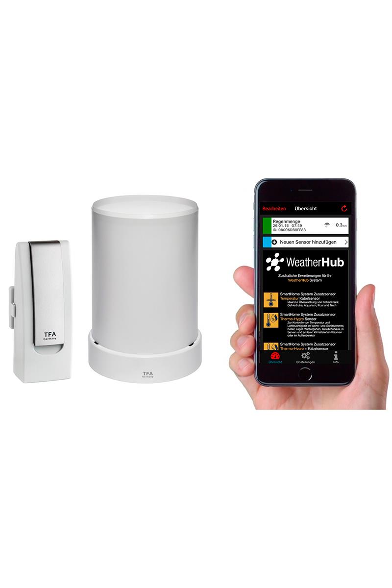 TFA 31.4003.02 Weatherhub Kablosuz Yağmur Ölçer