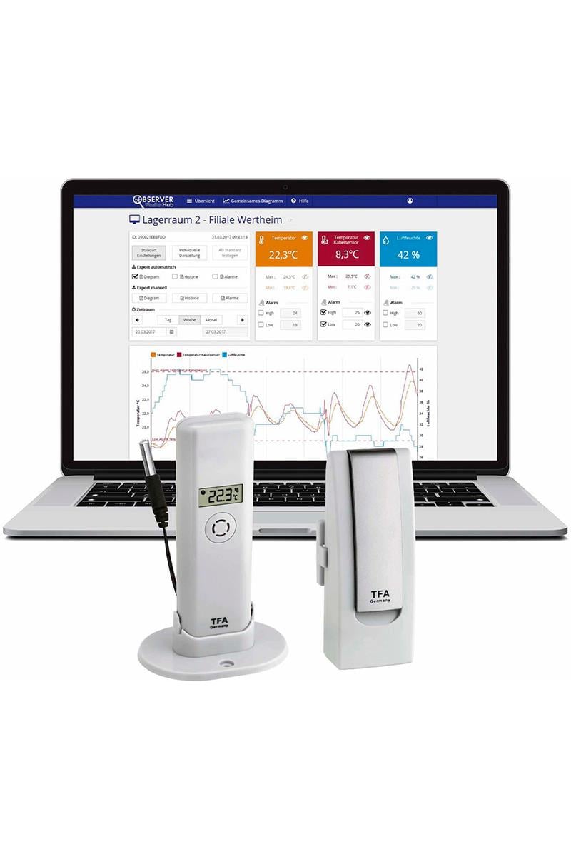 TFA 31.4013.02 Weatherhub Observer Sıcaklık ve Nem Takip Sistemi