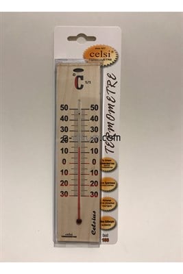 Celsi 106 Ahşap Oda Termometresi
