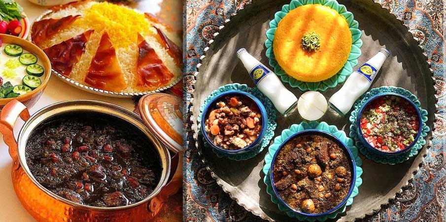راز خوش‌ طعمی قرم ه‌سبزی اصیل ایرانی همراه با برنج ایرانی دانه‌ بلند