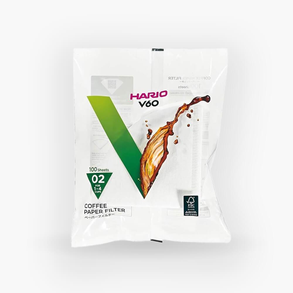 Hario - V60 No:02 Kahve Filtre Kağıdı | 100 Adet