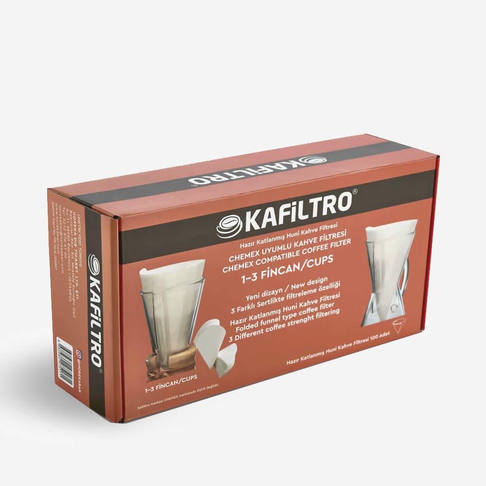 Kafiltro - Chemex 1-3 Cup Uyumlu Filtre Kağıdı