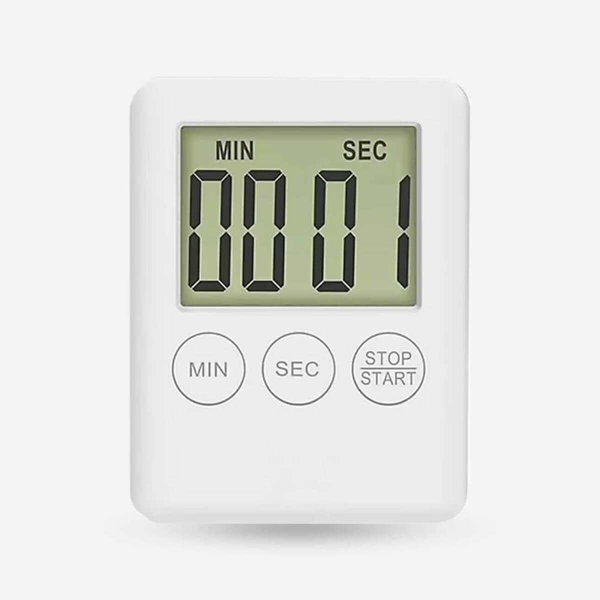 Mıknatıslı Kronometre - Timer | Beyaz