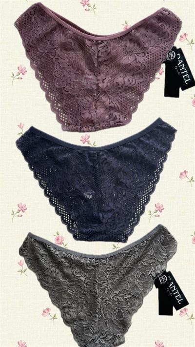 Dantel 3Lü String Külot Seti