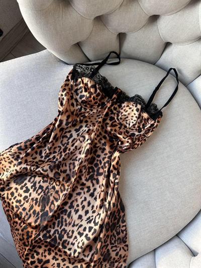 Dantel Ahude Koleksiyonu LEO Saten&Dantel Gecelik & Babydoll 