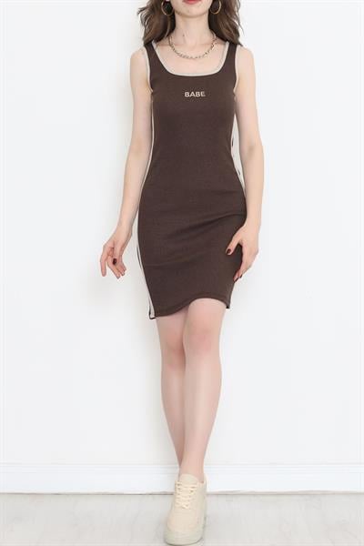 Dantel BABE&ANGEL Serisi Kahve Elbise 