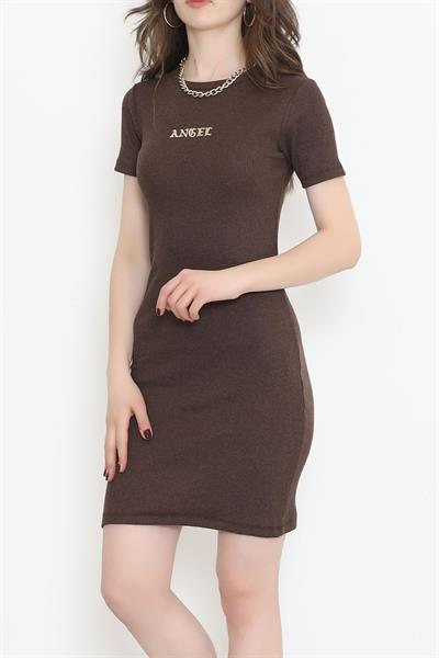 Dantel BABE&ANGEL Serisi Kahve Elbise 