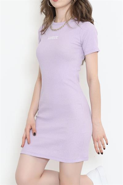 Dantel BABE&ANGEL Serisi Lila Elbise 
