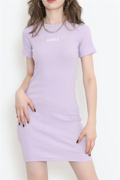 Dantel BABE&ANGEL Serisi Lila Elbise 