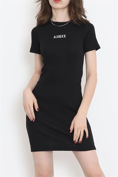 Dantel BABE&ANGEL Serisi Siyah Elbise 
