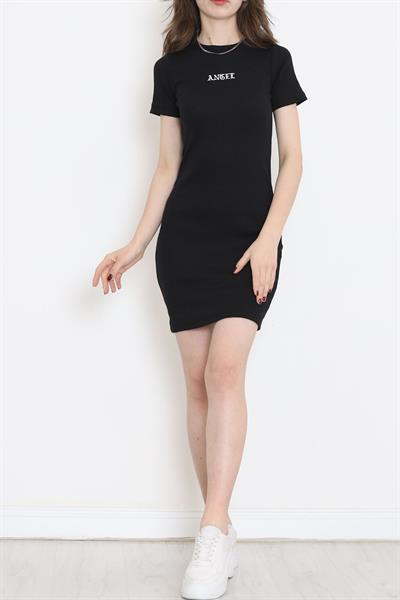 Dantel BABE&ANGEL Serisi Siyah Elbise 