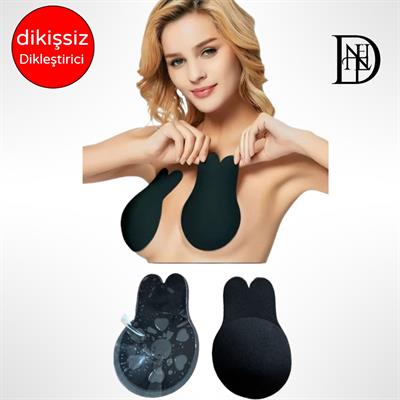 Dantel Bayan Mikrofiber Silikonlu Göğüs Ucu Kapatıcı Dikleştirici Göğüs Asansörü