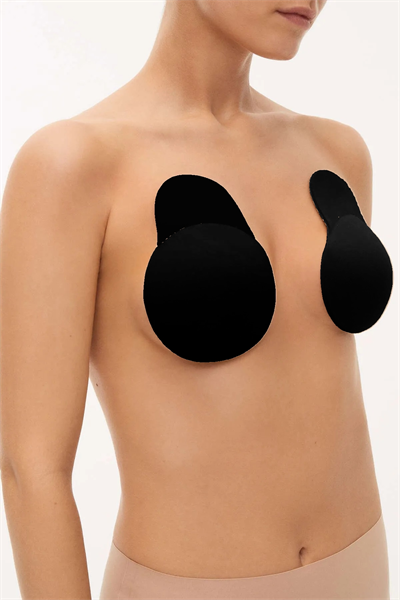 Dantel Bayan Mikrofiber Silikonlu Göğüs Ucu Kapatıcı Dikleştirici Göğüs Asansörü