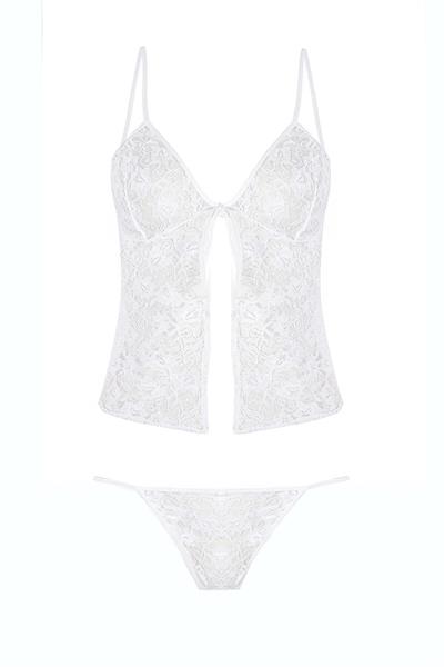 Dantel Bride Büstiyer & String Takımı