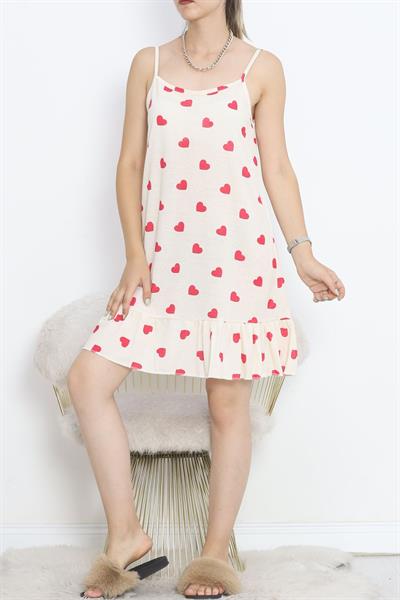 Dantel Kalp İp Askılı Gecelik & Elbise