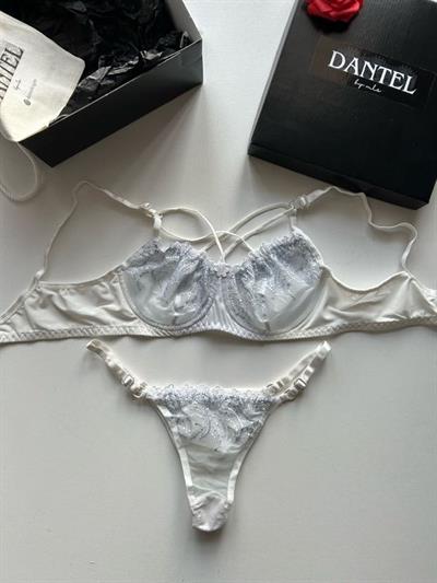 Dantel Lisa İce C Cup Sütyen Takımı