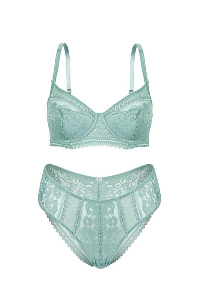 Yeşil Sütyen Takımı