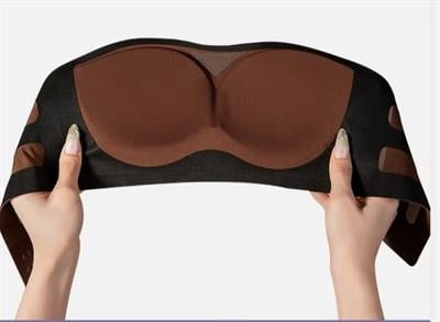 Bulut Dikişsiz Kahverengi Straplez Sütyen 