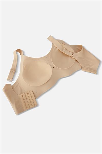 Bulut Koleksiyonu Lazer Kesim Dikişsiz C & D Cup Büyük Beden Sütyen Ten 