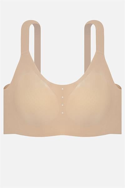 Bulut Koleksiyonu Lazer Kesim Dikişsiz C & D Cup Büyük Beden Sütyen Ten 