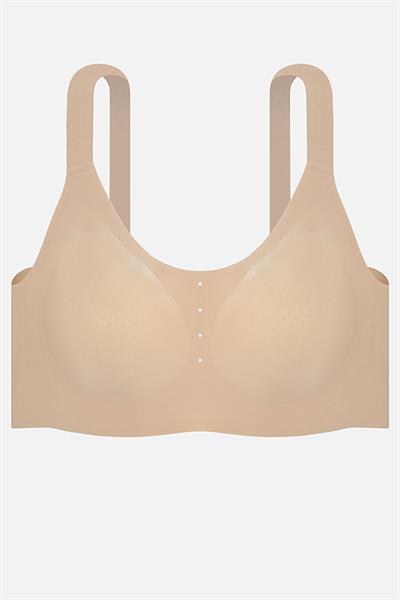 Bulut Koleksiyonu Lazer Kesim Dikişsiz C & D Cup Büyük Beden Sütyen Ten 