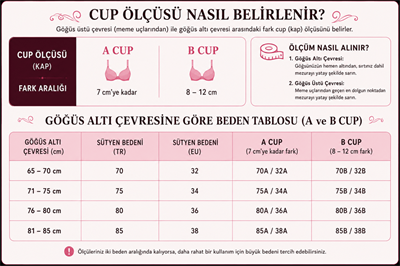 Bulut Koleksiyonu Venüs Kurdele Detaylı Push-Up Destekli Sütyen  Vizon– AB Cup