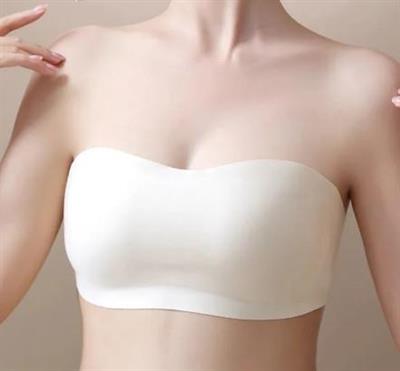 Bulut Lazer Kesim Ekru Straplez Sütyen