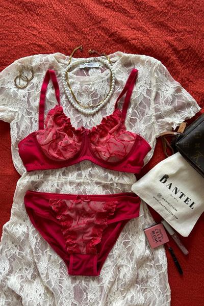 Dantel Asena Bralet Takımı 