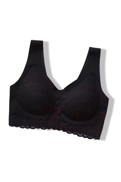 Dantel Balensiz Dikişsiz Bralet Siyah