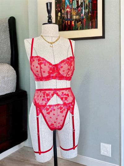 Dantel Love Jartiyer Kemeri