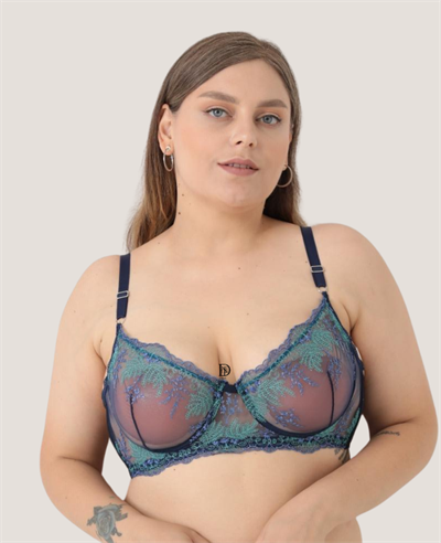 Dantel Mavi Rüya C & D Cup Tasarım Sütyen🧙‍♀️