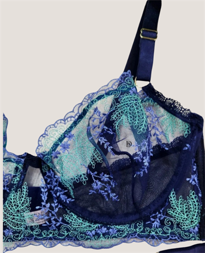 Dantel Mavi Rüya C & D Cup Tasarım Sütyen🧙‍♀️