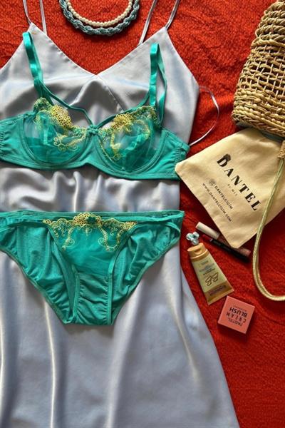 Dantel Okyanus Bralet Takımı 