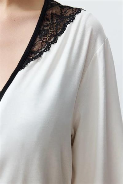 Dantel Vintage Angel Pamuklu Sabahlık