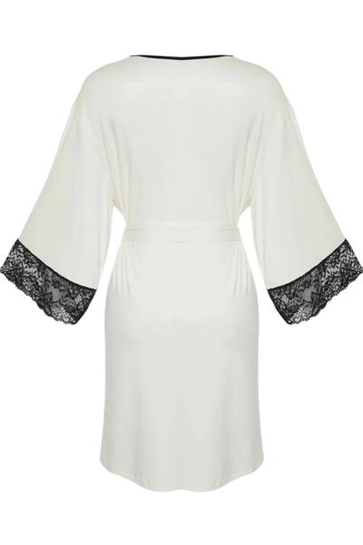 Dantel Vintage Angel Pamuklu Sabahlık