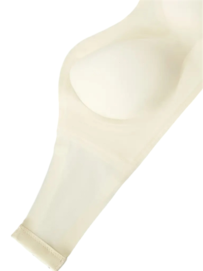 Dikişsiz Lazer Kesim Hayalet Ekru Straplez Sütyen